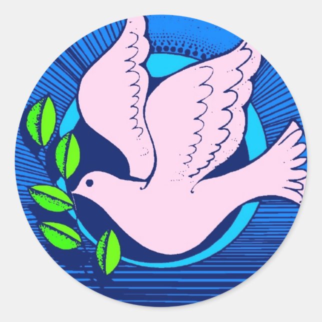 DOVE OF PEACE STICKER (Front)