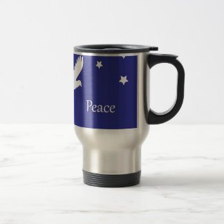 dove of peace travel mug