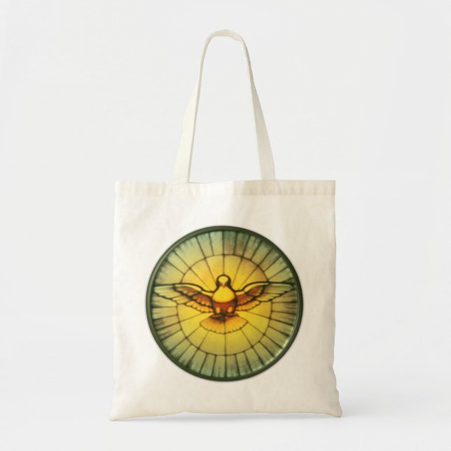 Dove of the Holy Spirit Tote Bag (Front)