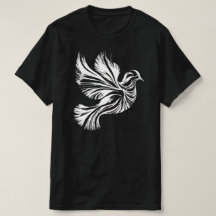 Dove Outline Black