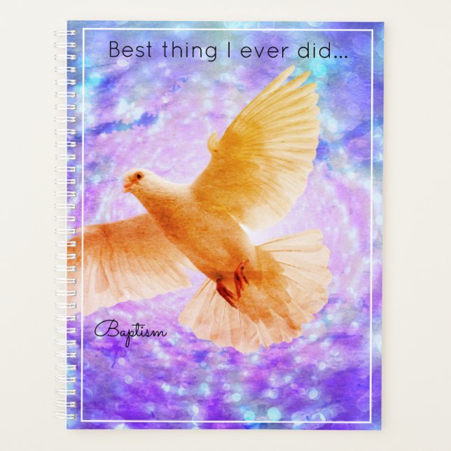 Dove Planner Book Best Thing Baptism (Front)