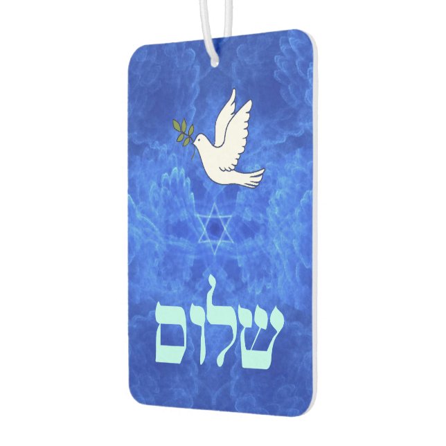 Dove - Shalom Car Air Freshener (Left)