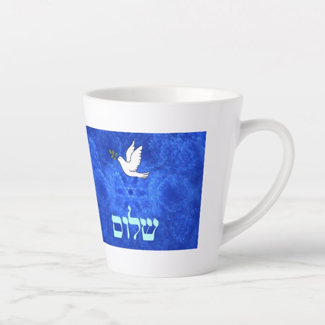 Dove - Shalom Latte Mug (Right)