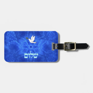 Dove - Shalom Luggage Tag