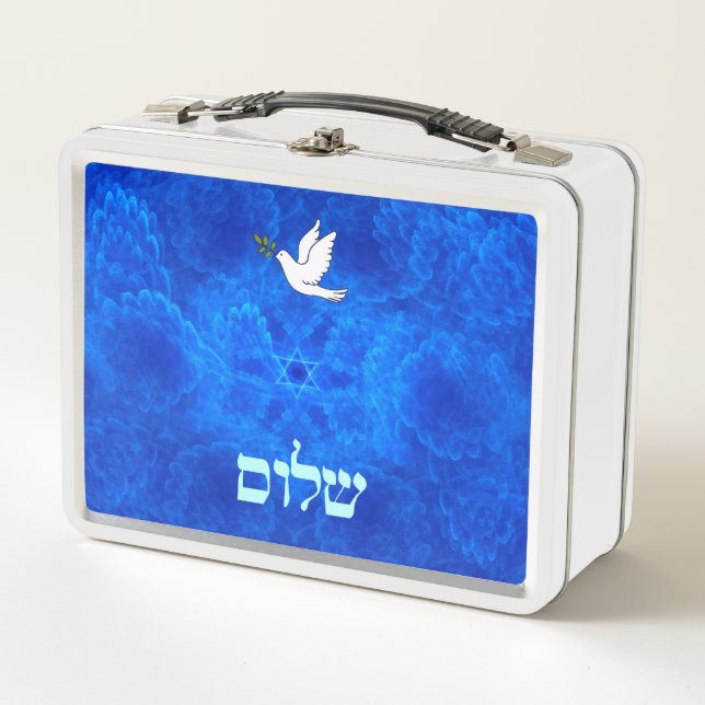Dove - Shalom Metal Lunch Box (Front)