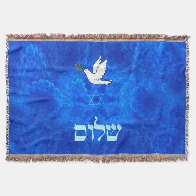 Dove - Shalom Throw Blanket (Front)