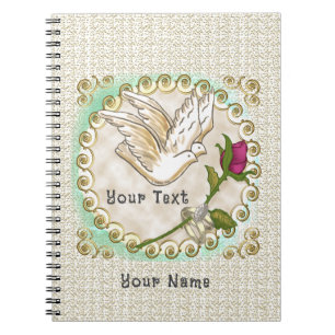 Dove Wedding  guest book