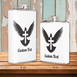 Dove with Cross Flask