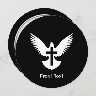 Dove with Cross Invitation