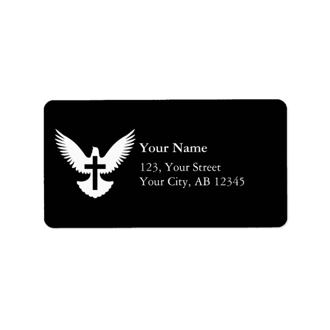 Dove with Cross Label (Front)