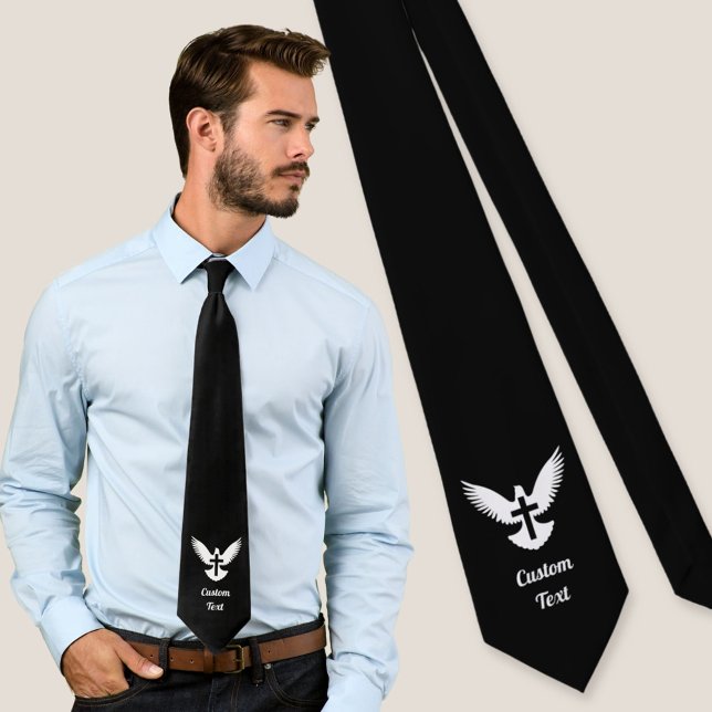 Dove with Cross Neck Tie (Creator Uploaded)