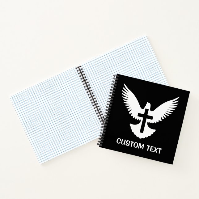 Dove with Cross Notebook (Inside)