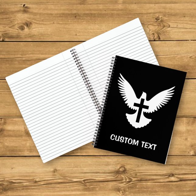 Dove with Cross Notebook (Creator Uploaded)