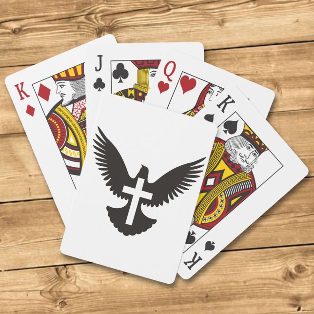 Dove with Cross Playing Cards (Creator Uploaded)