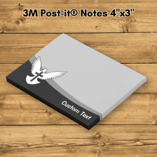 Dove with Cross Post-it Notes