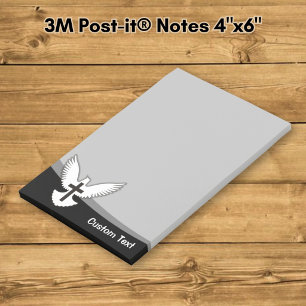 Dove with Cross Post-it Notes