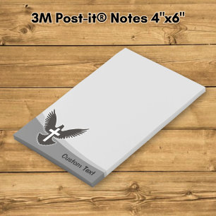 Dove with Cross Post-it Notes