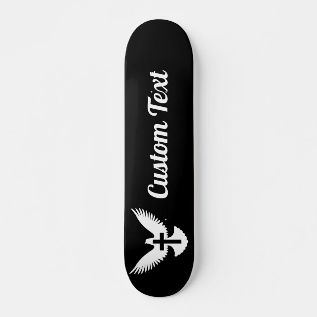 Dove with Cross Skateboard Deck (Front)