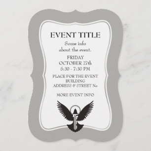 Dove with Key Invitation