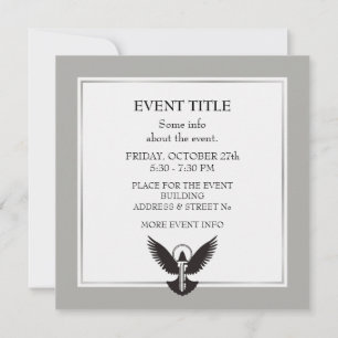 Dove with Key Invitation