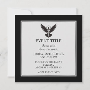 Dove with Key Invitation