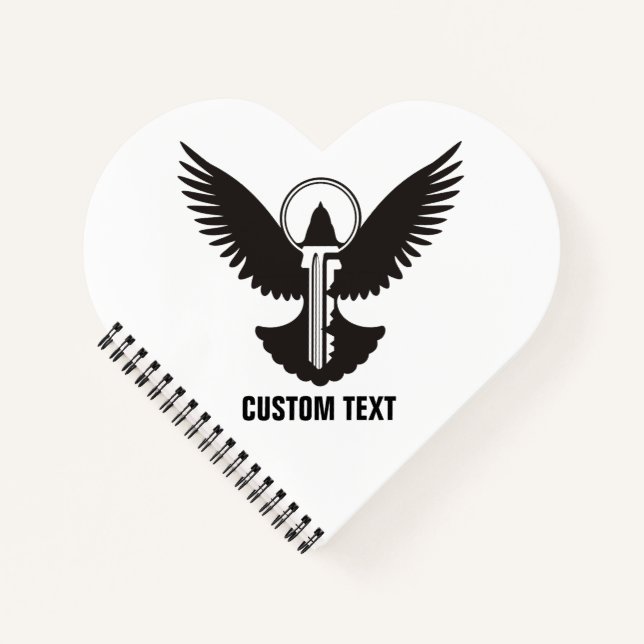 Dove with Key Notebook (Front)