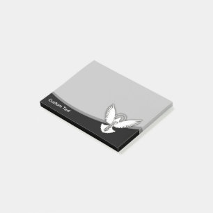 Dove with Key Post-it Notes