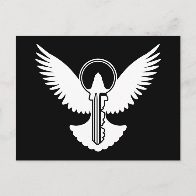 Dove with Key Postcard (Front)