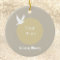 Dove with Photo Memorial Christmas Ornament