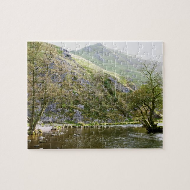 Dovedale Derbyshire, Peak District souvenir photo Jigsaw Puzzle (Horizontal)