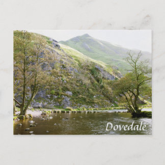 Dovedale Derbyshire, Peak District souvenir photo Postcard