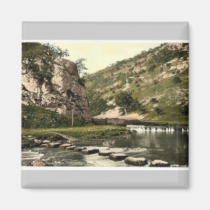 Dovedale, stepping stones, Derbyshire, England cla Magnet