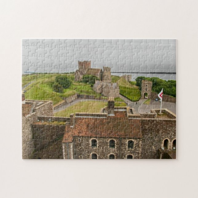 Dover Castle View Kent England Picture Jigsaw Jigsaw Puzzle (Horizontal)