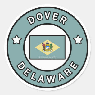 Dover Delaware Classic Round Sticker