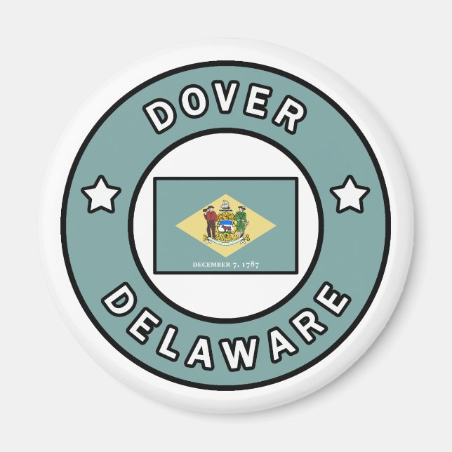 Dover Delaware Magnet (Front)