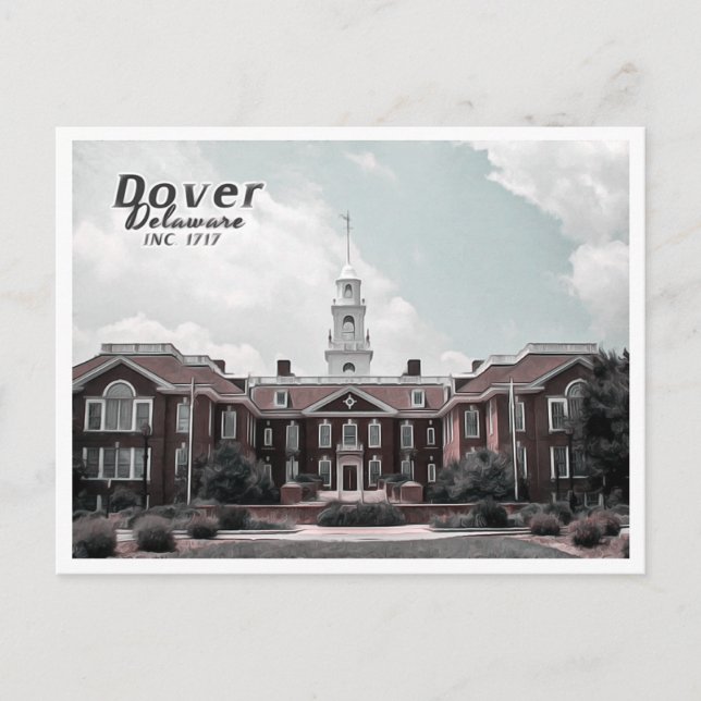 DOVER DELAWARE POSTCARD (Front)