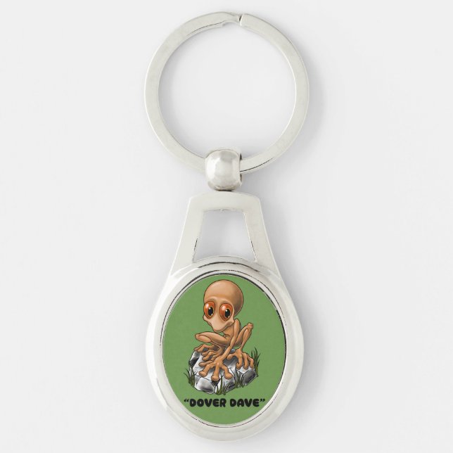 Dover Demon “Dover Dave” Cryptid  Key Ring (Front)