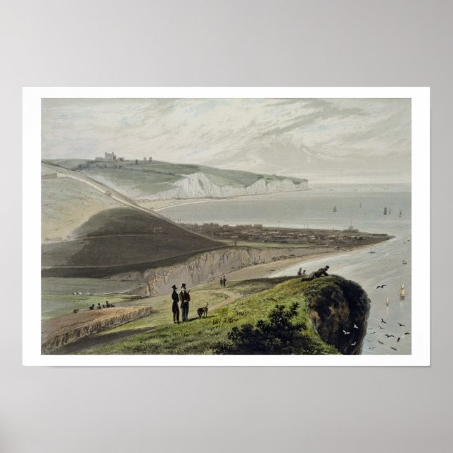 Dover, from Shakespeare's Cliff, from 'A Voyage Ar Poster (Front)