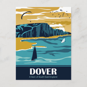 Dover in Blue Postcard