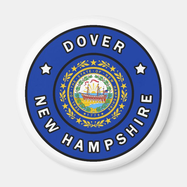Dover New Hampshire Magnet (Front)