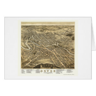 Dover, NH Panoramic Map - 1877