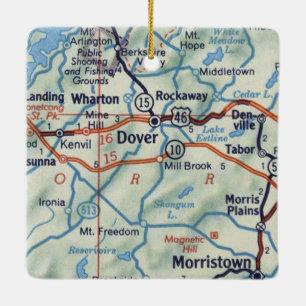 Dover NJ Ceramic Ornament