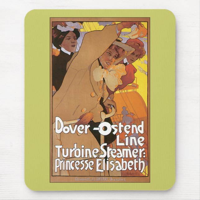 Dover-Ostend Line Mouse Mat (Front)