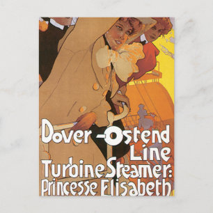 Dover-Ostend Line Postcard