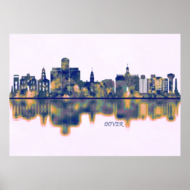 Dover Skyline Poster (Front)