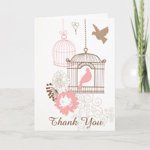 Doves & Cages - Greeting Card