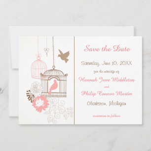 Doves & Cages - Save the Date