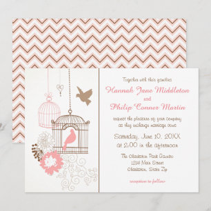 Doves & Cages - Wedding Invitation