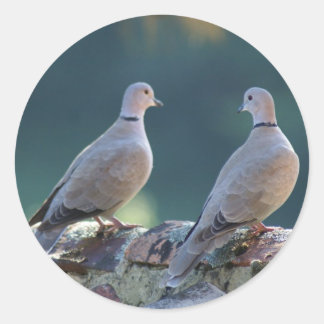 Doves Classic Round Sticker