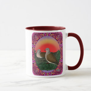 Doves Framed Mug